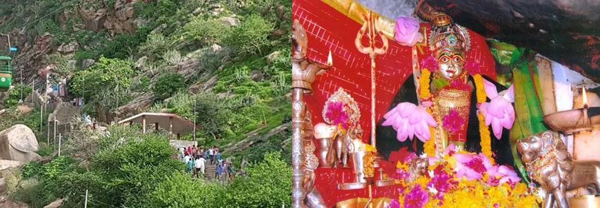 Sundha-Mata-Temple-Bhinmal-Rajasthan-Ropeway-Steps-Sand-Mountain-Natural-Environment