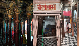 Chaurasi-Khambha-Temple-History-Timings-Old-Gokul-Mahaban