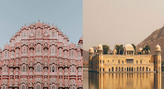 Jaipur-Capital-Rajasthan_Pink-City-Hawa-Mahel, Fort,Palaces